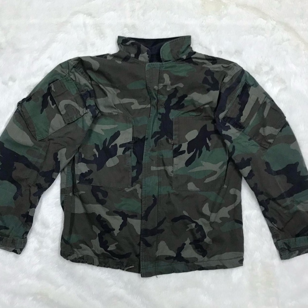 WOODLAND Camouflage Full Zip Jacket - Weather Resistant